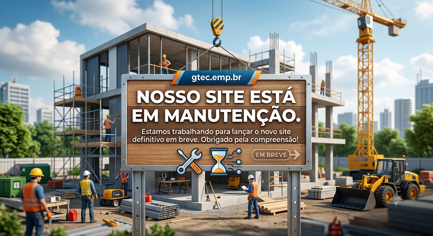 Site gtec.emp.br em manutenção